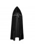 Cape pour Halloween Longue 170 cm effet velours noir intense idéal déguisement