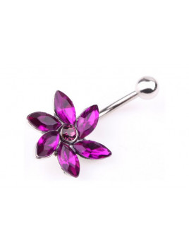 Piercing Fleur Violette